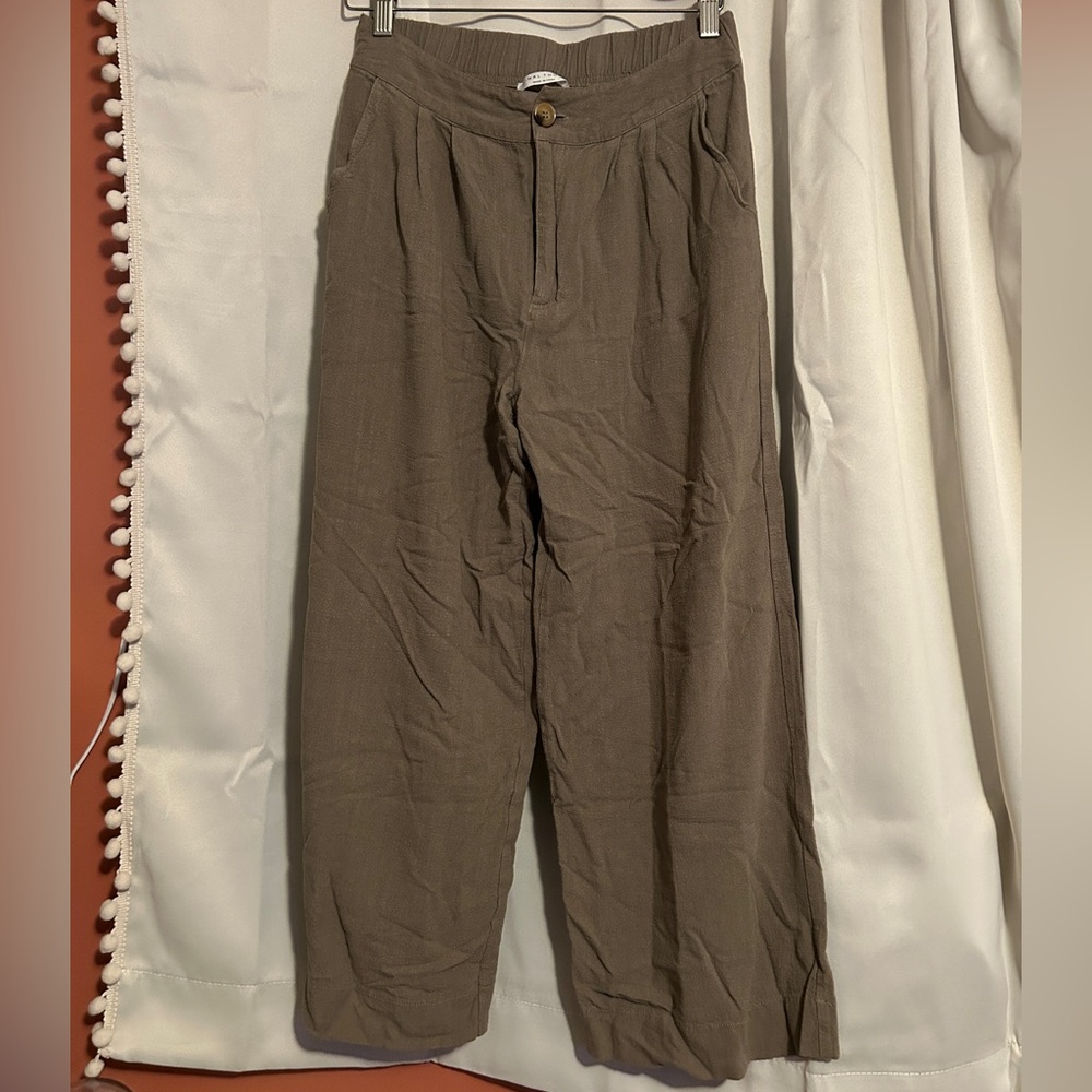 Final Touch Green Wide Leg Pants